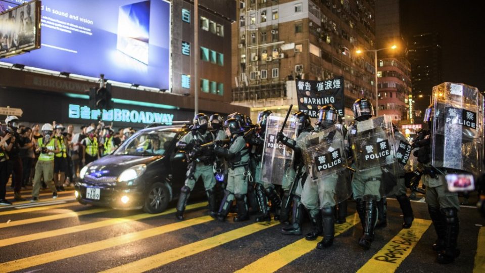 Pro-Beijing lawmaker Alice Mak said she doesn’t think there is “any problem” with Hong Kong being a police state. Photo: AFP