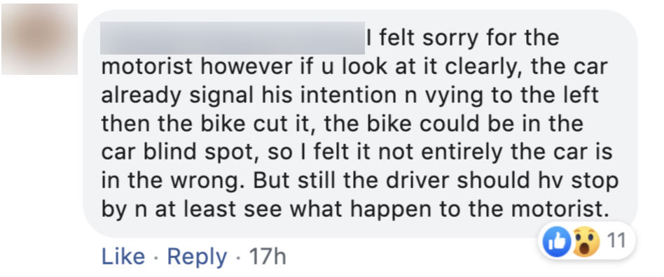 Comment on Oct 2, 2019 road accident.