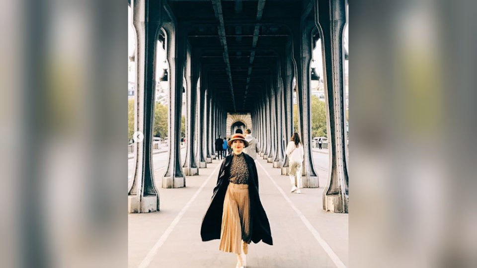 Former actress Sharon Au in Paris, France. @sharonau13/Instagram