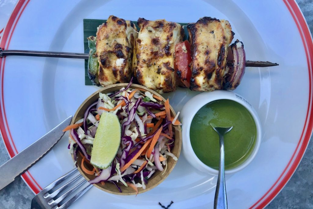 The Shashlik Paneer at Rajasthan Rifles. Photo by Marc Rubenstein.