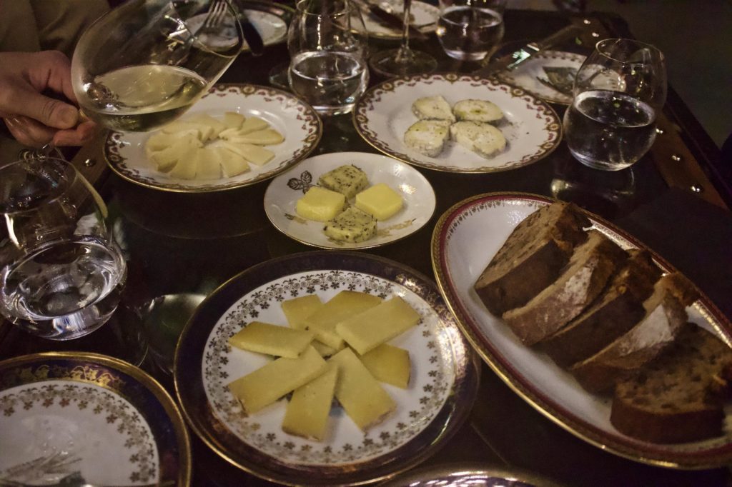 A selection of cheeses on offer at new wine bar ThinkWine. Photo by Vicky Wong.