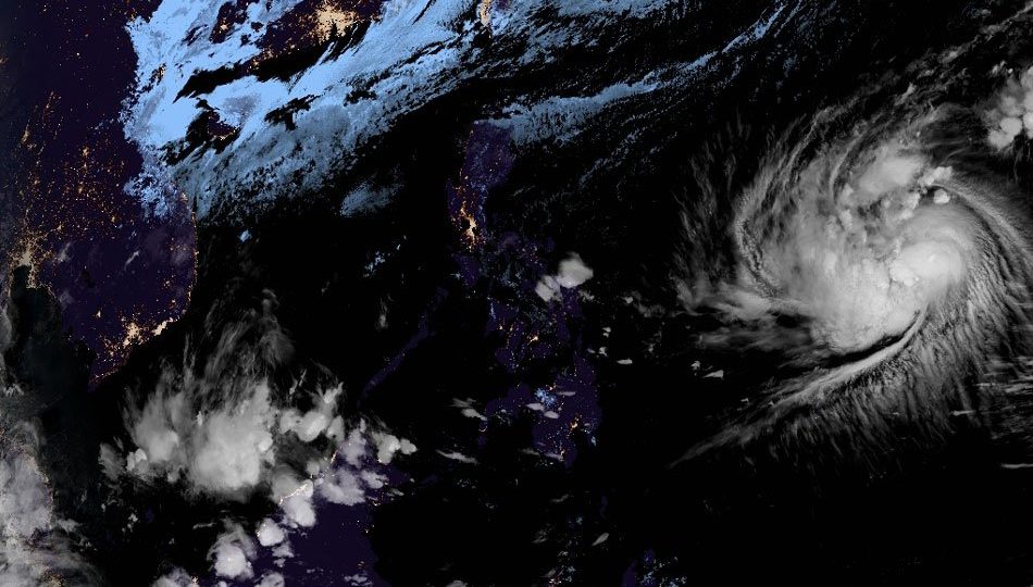 Kammuri as it moves to towards the Bicol Region. Photo: ABS-CBN News