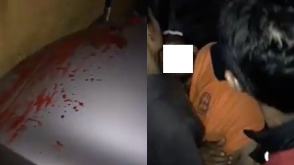 A video that became viral over the weekend showed the aftermath of the incident. Screengrabs: Facebook