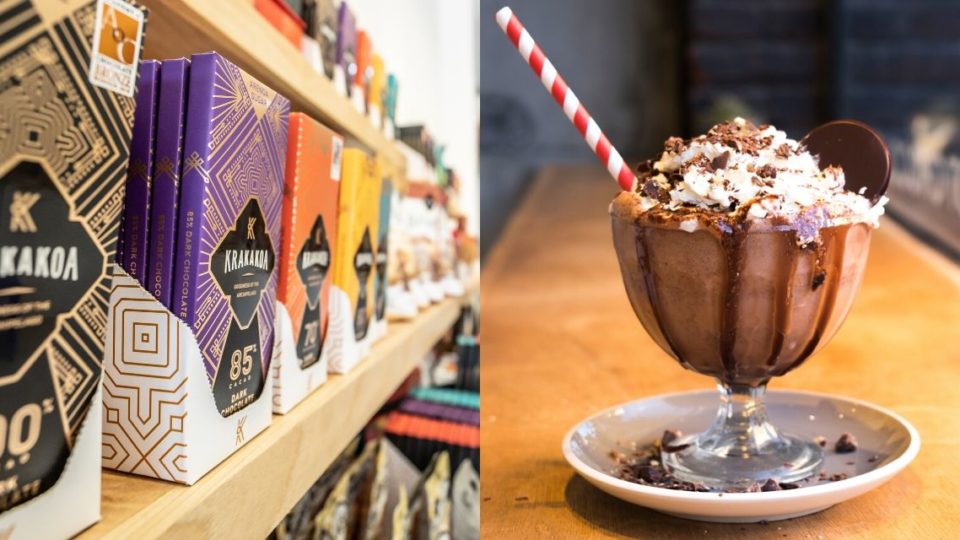 You can also enjoy chocolate-based desserts in Krakakoa’s new store in Ubud. Photos: Krakakoa