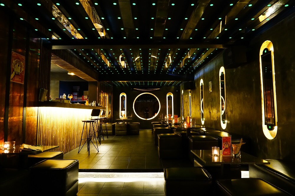 The second floor of Stryke Bangkok.