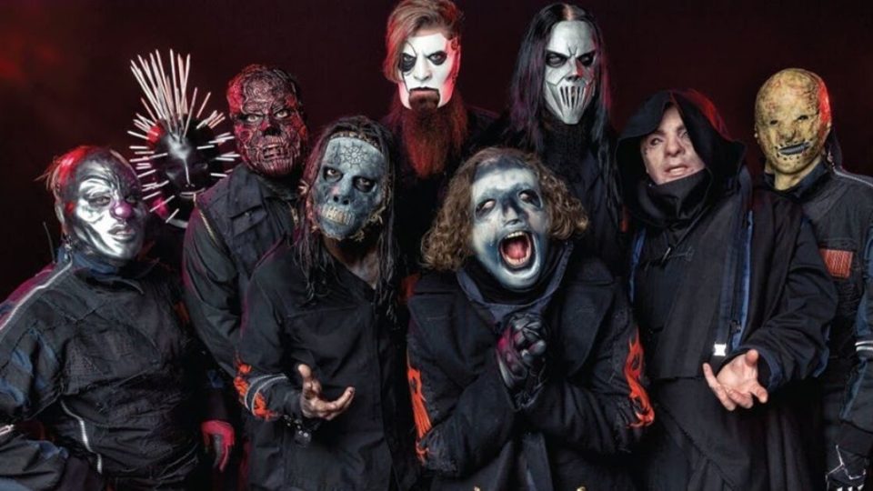 American heavy metal legends Slipknot. Photo: Instagram/@paulharries and @slipknot