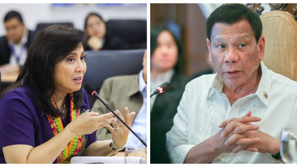 Vice President Leni Robredo and President Rodrigo Duterte. Photo: Robredo/FB; Albert Alcain of Malacañang Palace