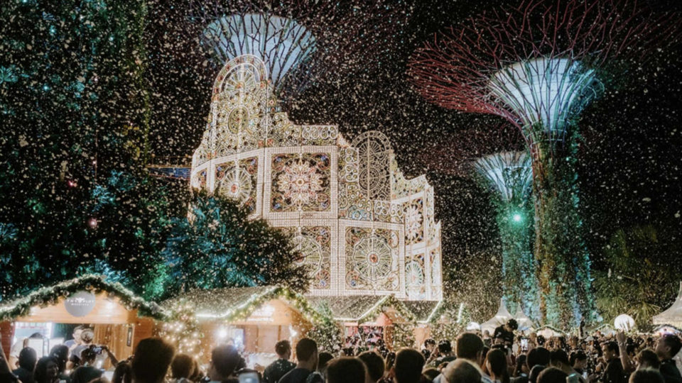 Christmas Wonderland at Gardens by the Bay. Photo: Blue Sky Events