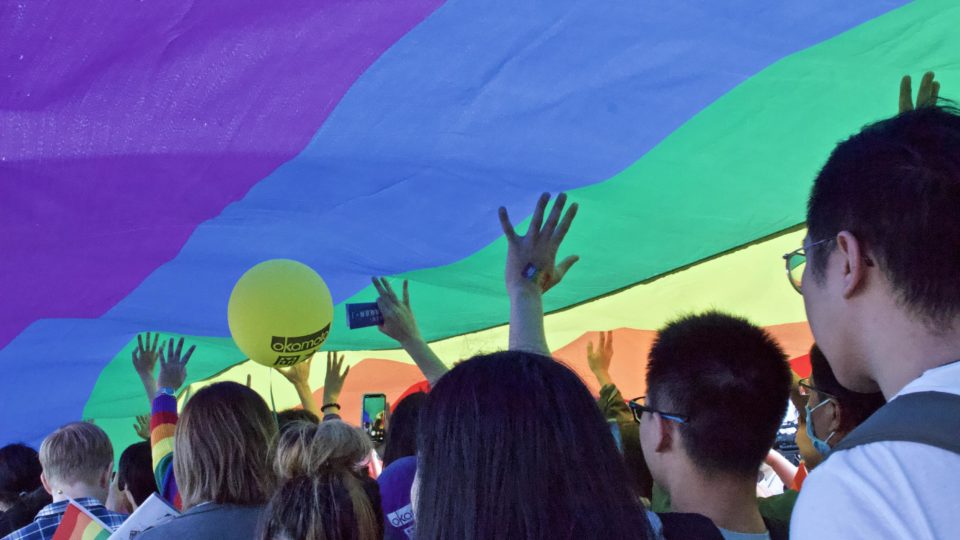 Thousands attended a rally in support of the city’s LGBT community last year. Photo via Coconuts Media