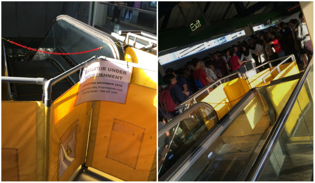 The situation at Yishun MRT on Nov 18. Photos: Ideasmith/Hardwarezone.com