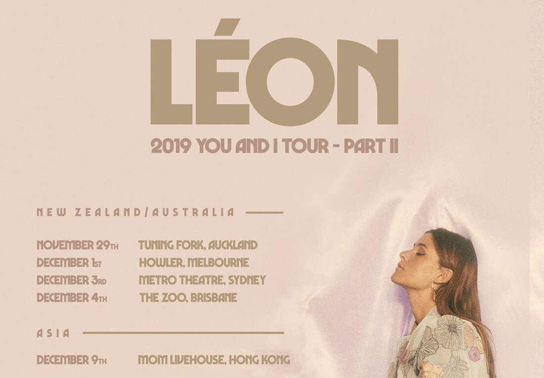 Contemporary pop songstress LEON is coming to Hong Kong this December ...