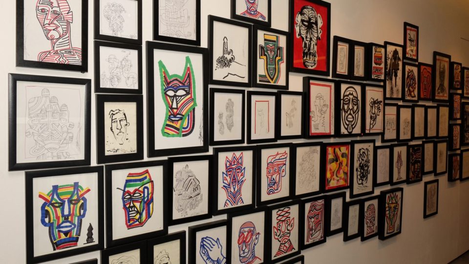 An exhibit of Rostarr’s works. Photo: Courtesy of the artist, via The Slow