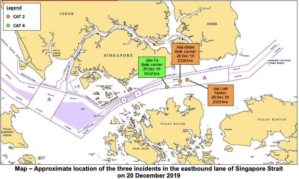 Map of pirate activities on Dec. 20