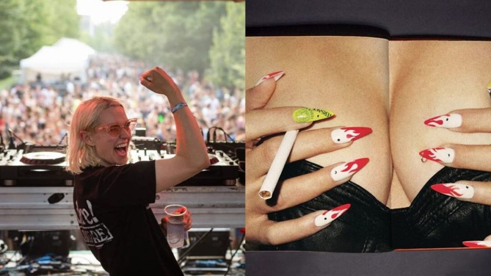 Left, HAAi. Right, one of Kate Bellm’s work. Photos: Facebook