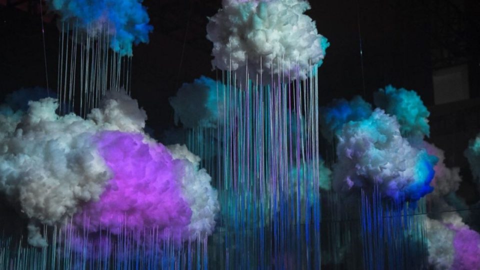 ‘Constellation Neverland’, an art installation by art tech and audio visual collective Sembilan Matahari at last year’s Wave of Tomorrow. Photo: Wave of Tomorrow