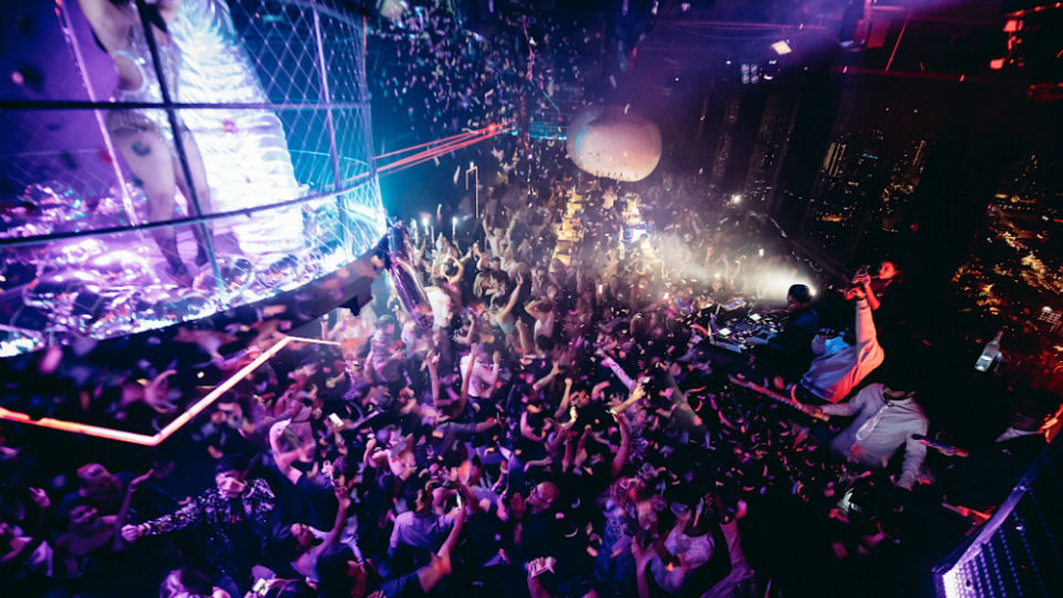 Countdown party in Singapore. Photo: Bar Rouge