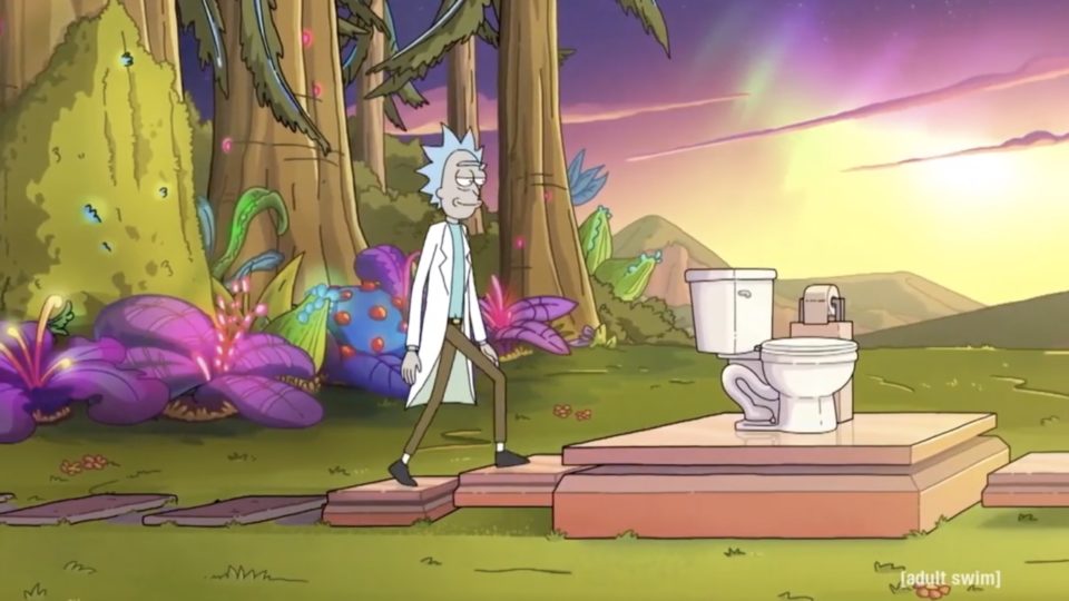 An artist’s rendering of the pristine public toilets at the Tsim Sha Tsui public transport interchange, which have been deemed the best in the city. Screengrab via YouTube.