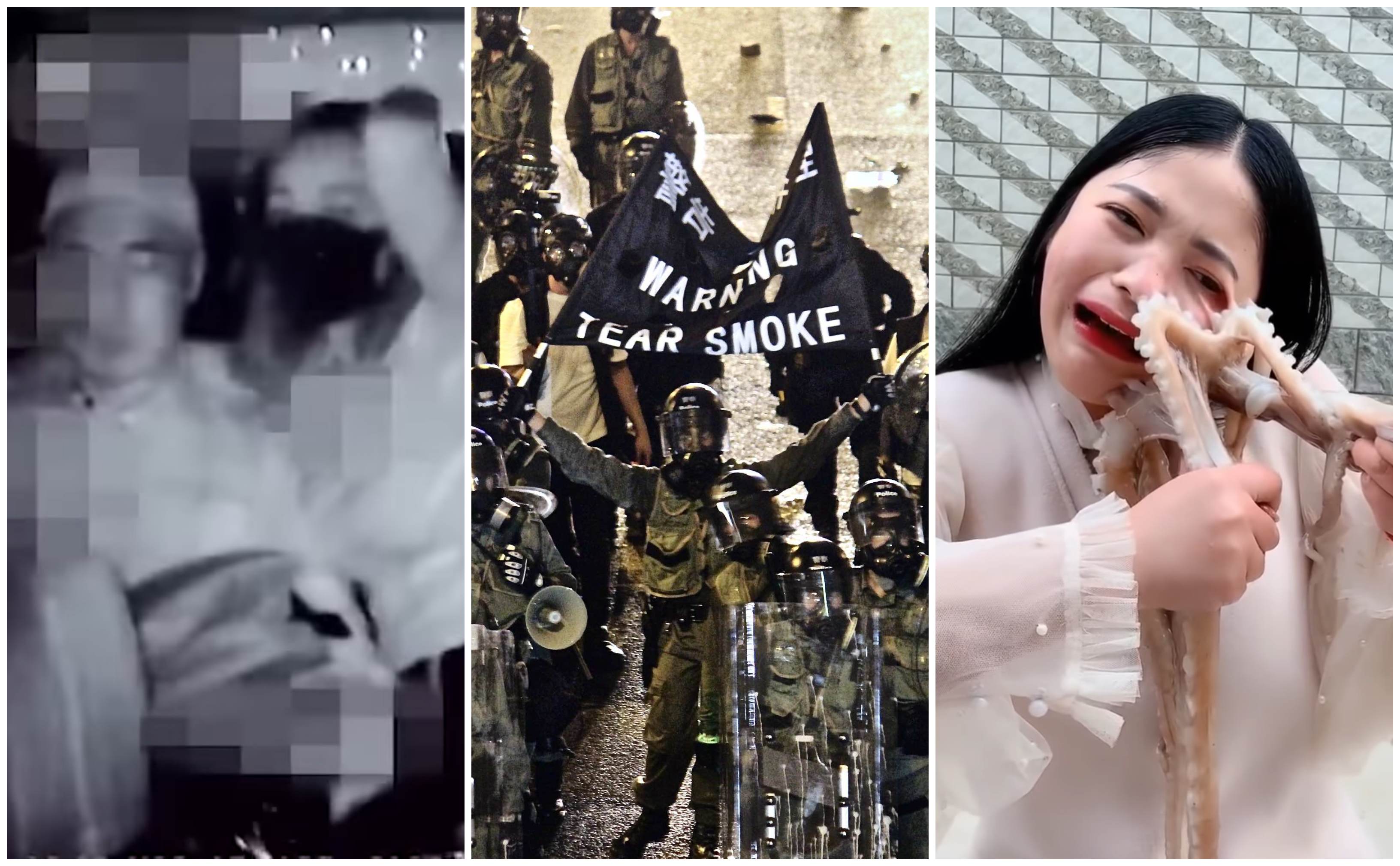 Some of the images that defined 2019, at least, if your clicks are anything to go on. Photos via YouTube/Vicky Wong.