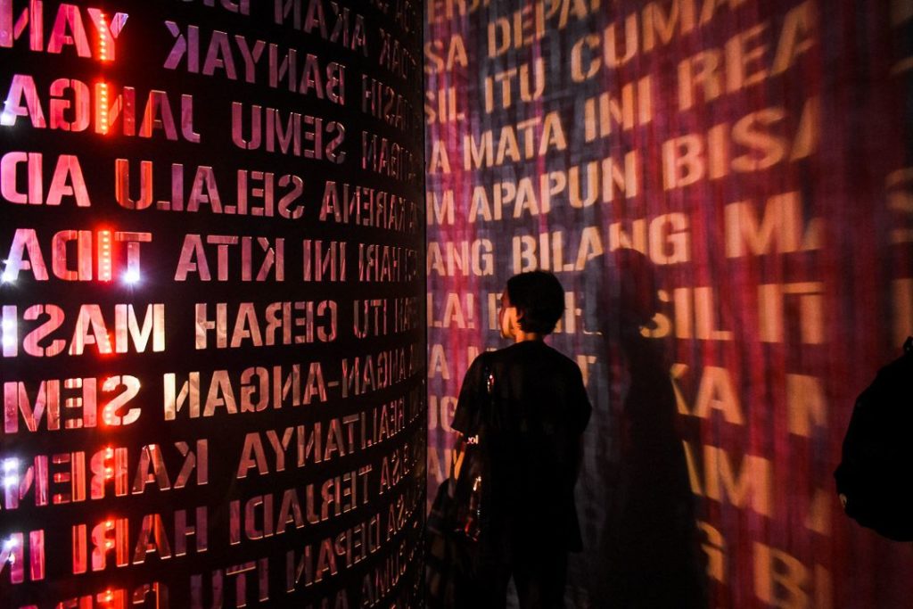 'Voice from the Other Side', an art installation by Kinara Darma and Modulight at last year's Wave of Tomorrow. Photo: Wave of Tomorrow