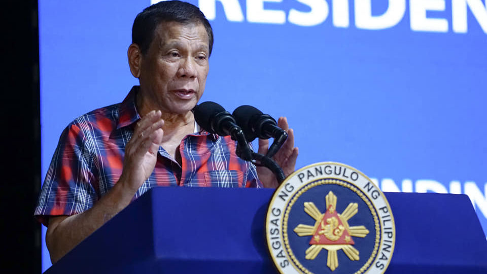 President Rodrigo Duterte. Photo: Presidential Communications/FB