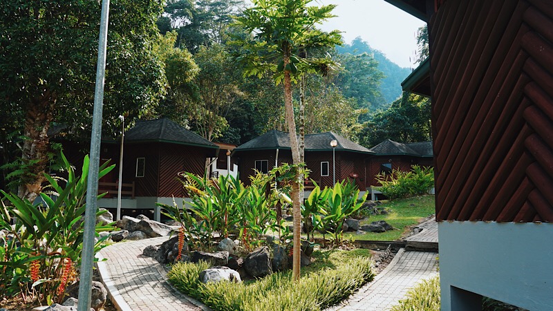 The indoor hot tub huts. Photo: Coco Travel