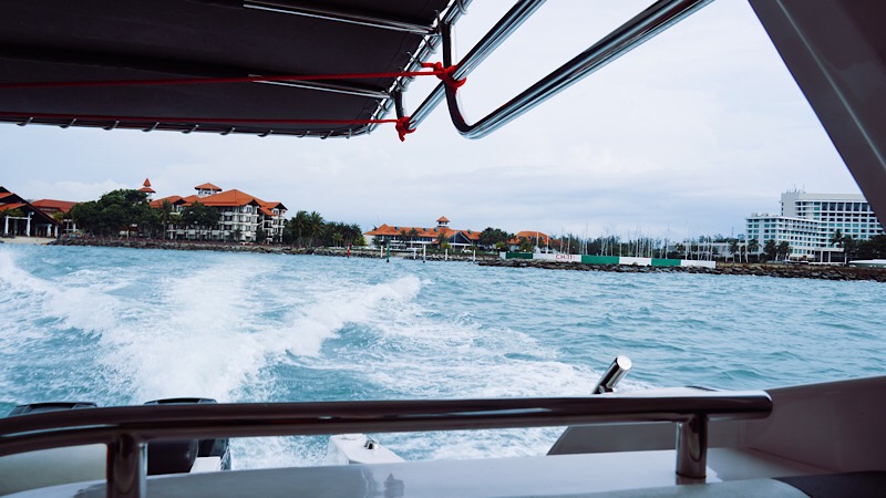 The boat ride to Manukan Island. Photo: Coco Travel