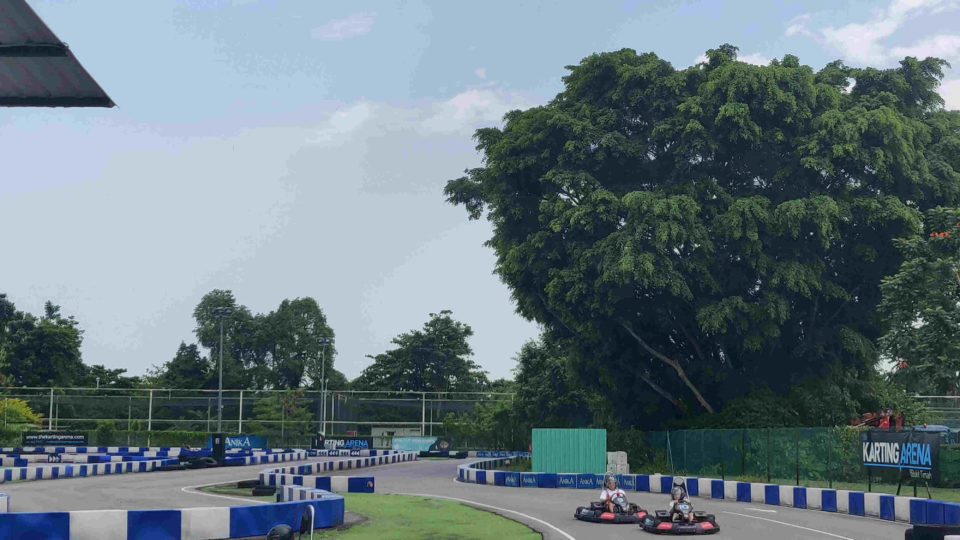 Racers at The Karting Arena. Photo: Nafi Wernsing/Coconuts