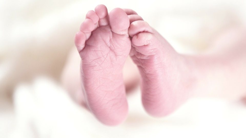 File photo of a baby’s feet. Photo: Rainer Majores