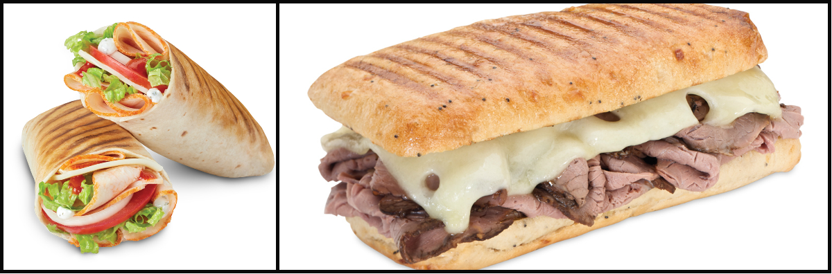 Customers can choose between the classic sub, panini, or wrap. Photo: Blimpie