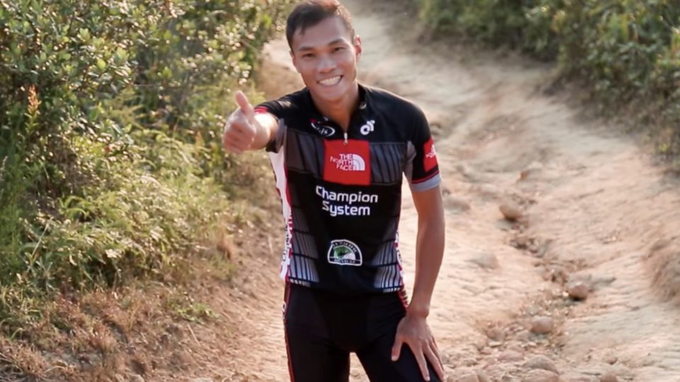 Trail runner Wong Ho-chung. Screengrab via YouTube.