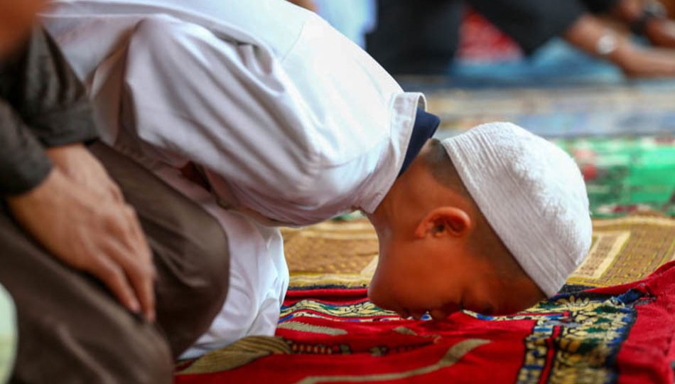 A student at the Metro Manila tah’idel Qu’ran School in Taguig. Photo: Jonathan Cellona/ABS-CBN News
