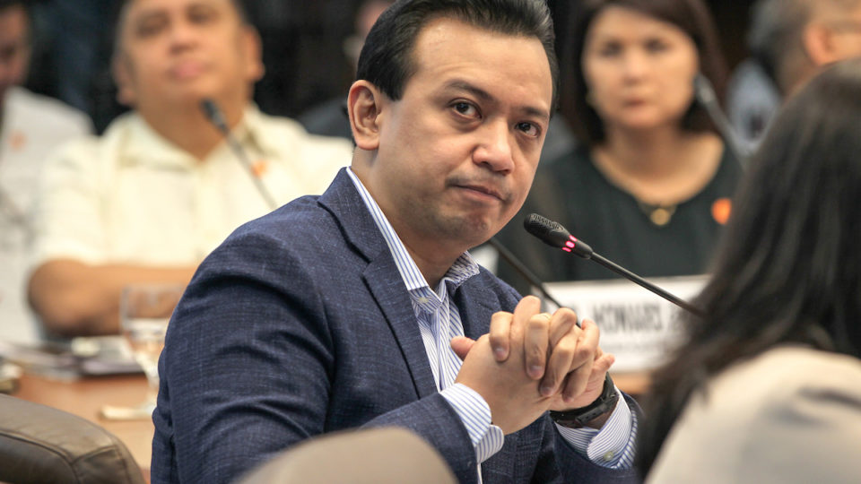 Former Senator Antonio Trillanes IV. Photo: ABS-CBN News