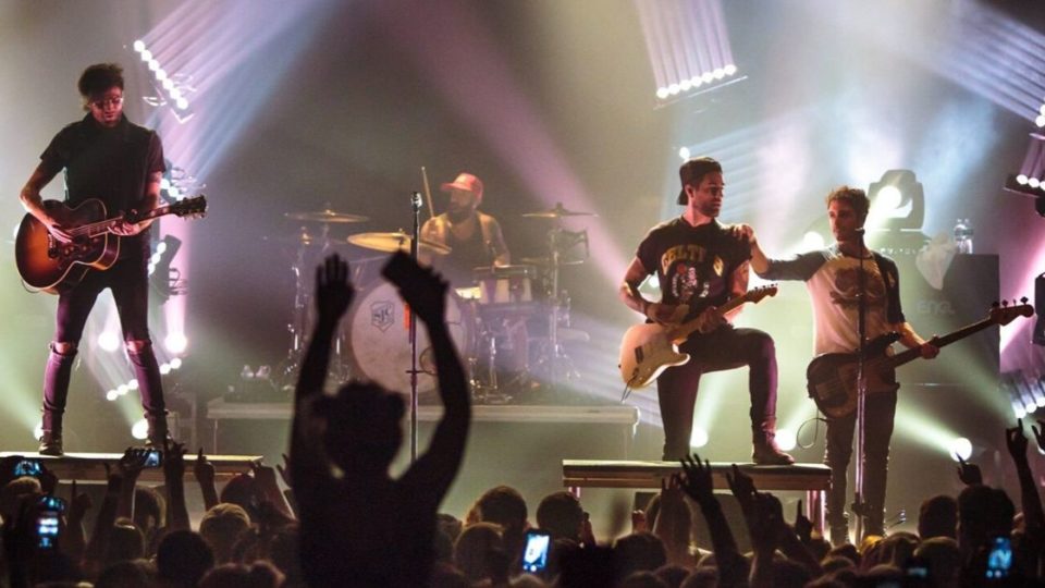 American pop rock band Boys Like Girls performing in 2016. Photo: Facebook/Boys Like Girls