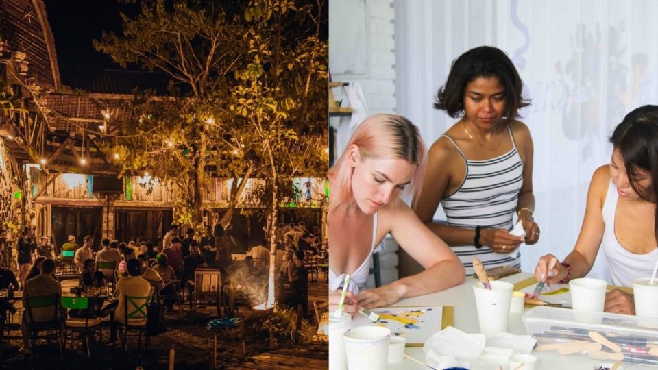 Left: Neverland Canggu. Right: A photo from the first edition of We Create. Photos: Facebook