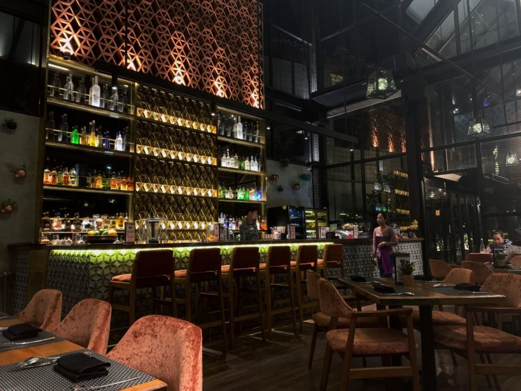 The interior of NOAA Social Dining. Photo: Coconuts Bali