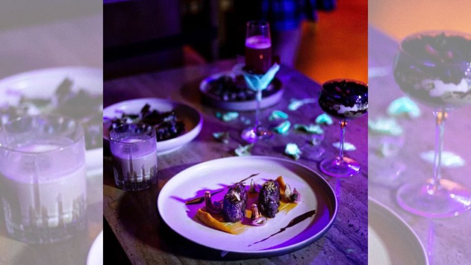 Kilo Lounge Jakarta will hold a glow in the dark dining experience on Valentine’s Day. Photo: Instagram/@kiloloungejkt
