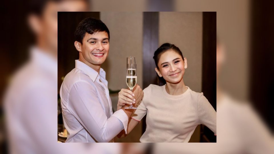 Husband and wife Matteo Guidicelli and Sarah Geronimo. Photo: Guidicelli/FB