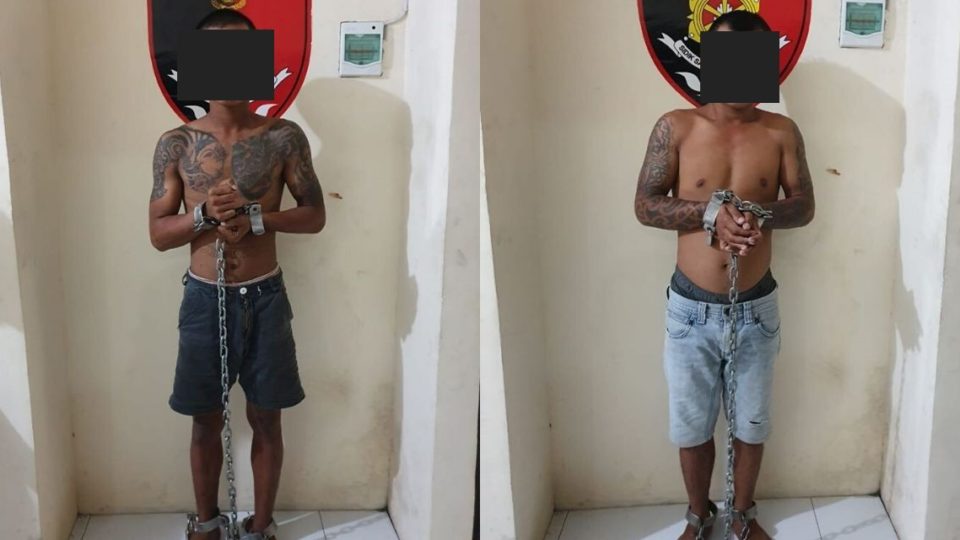 The suspects, identified as 30-year-old Gusti Made Wartawan and 18-year-old I Putu Budiawan, were arrested on Wednesday. 