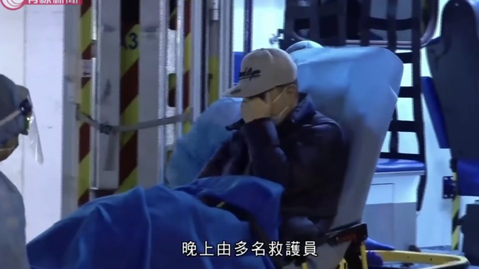 A 39-year-old man is being reported as the first person in Hong Kong to die of the Wuhan coronavirus. Screengrab via YouTube/iCable.