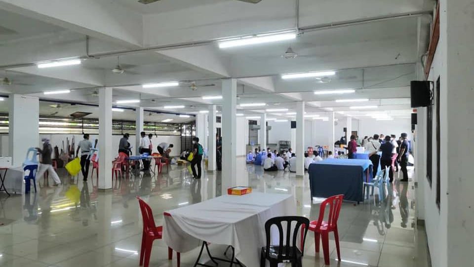 Screenings at the virus-hit mosque in Malaysia. Photo: Noor Hisham Abdullah/Facebook