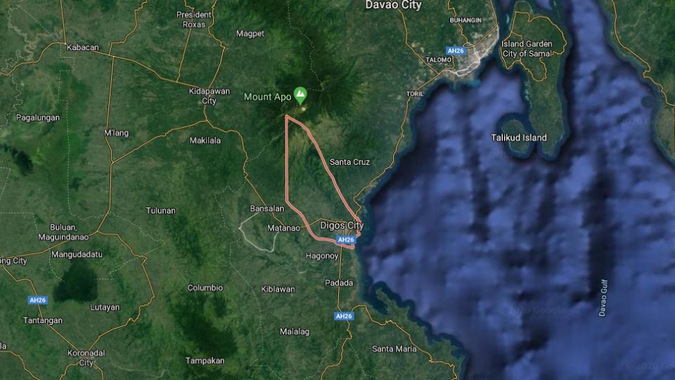 Photo: Digos City map