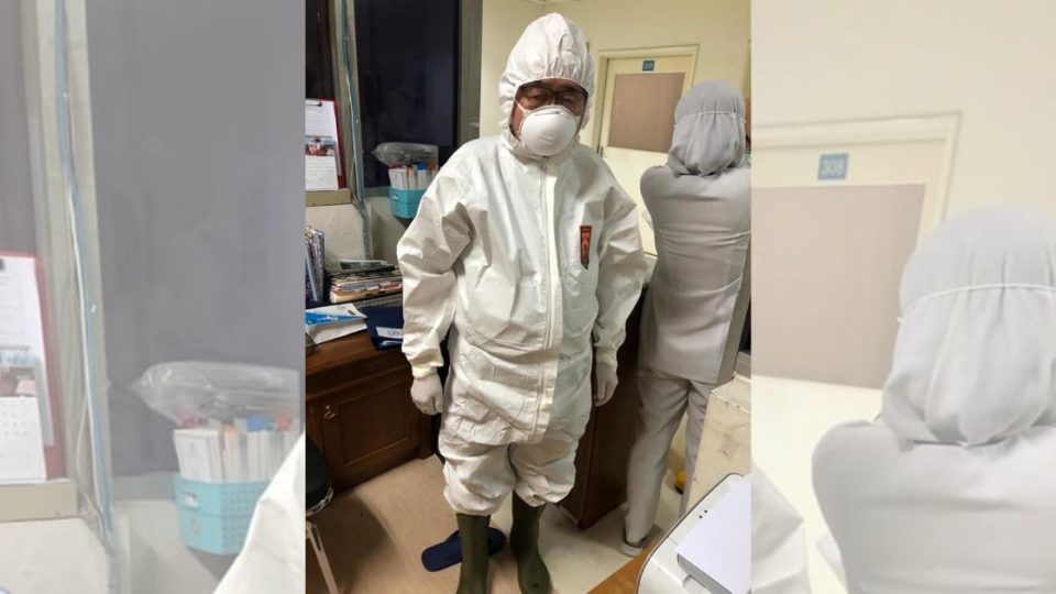 A senior Indonesian doctor named Handoko Gunawan has won immense praise from the public for helping in the battle against the COVID-19 pandemic despite his advanced age. Photo: Facebook/Noviana Kusumawardhani