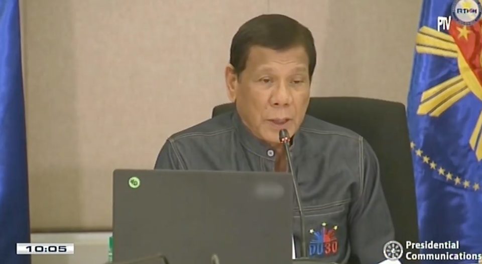 President Rodrigo Duterte. Photo: Presidential Communications/FB