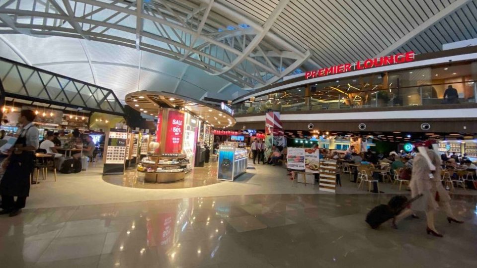 The international departure hall at Bali’s Ngurah Rai International Airport. Photo: Coconuts Media