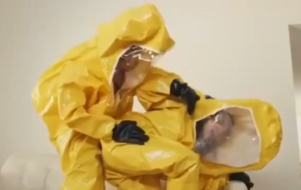 Corona-porn. Screengrab via Pornhub.