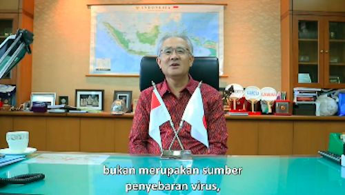 Japan’s Ambassador to Indonesia Ishii Masafumi. Photo: Video screengrab from Instagram/@jpnambsindonesia