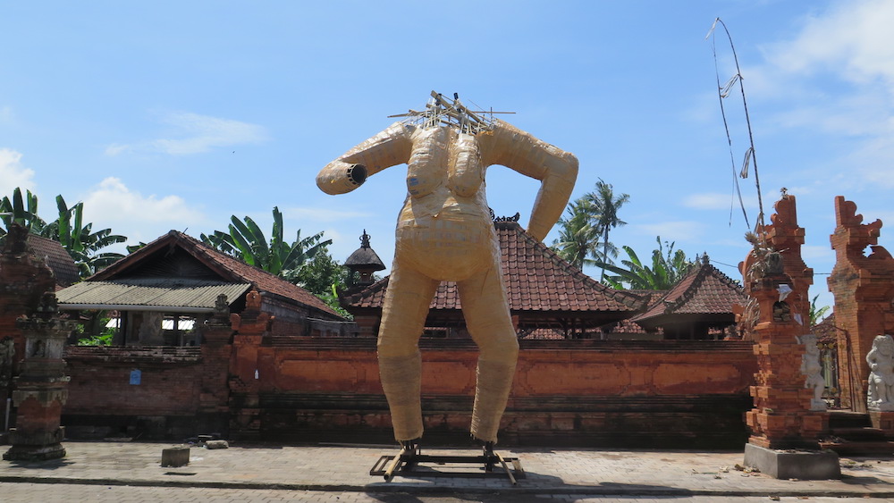 Abandoned Ogoh-ogoh in Batu Bulan. Photo: Julia Winterflood