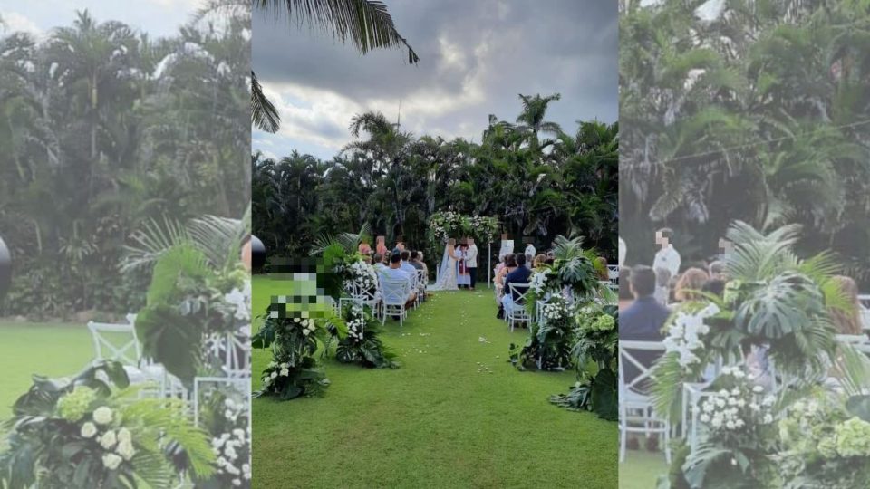 The wedding reportedly took place in Bali on March 21. Photo: Facebook