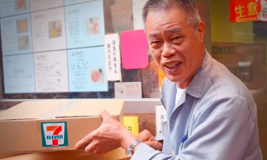 Pei Ho Counterparts — which is run by Brother Ming, a Sham Shui Po restaurateur known for distributing meals to the needy — is one of five NGOs to partner with 7-Eleven. Photo: 7-Eleven