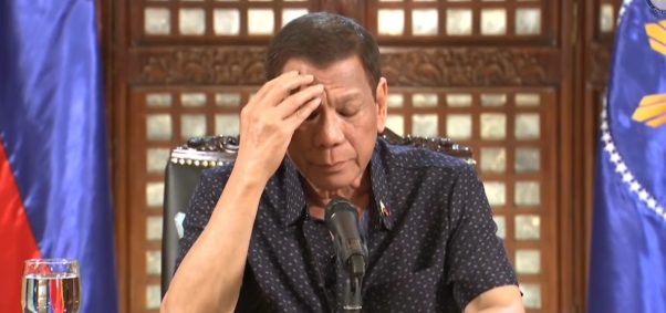 President Rodrigo Duterte. Screenshot from Radio Television Malacañang 